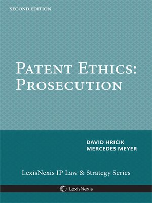 cover image of Patent Ethics